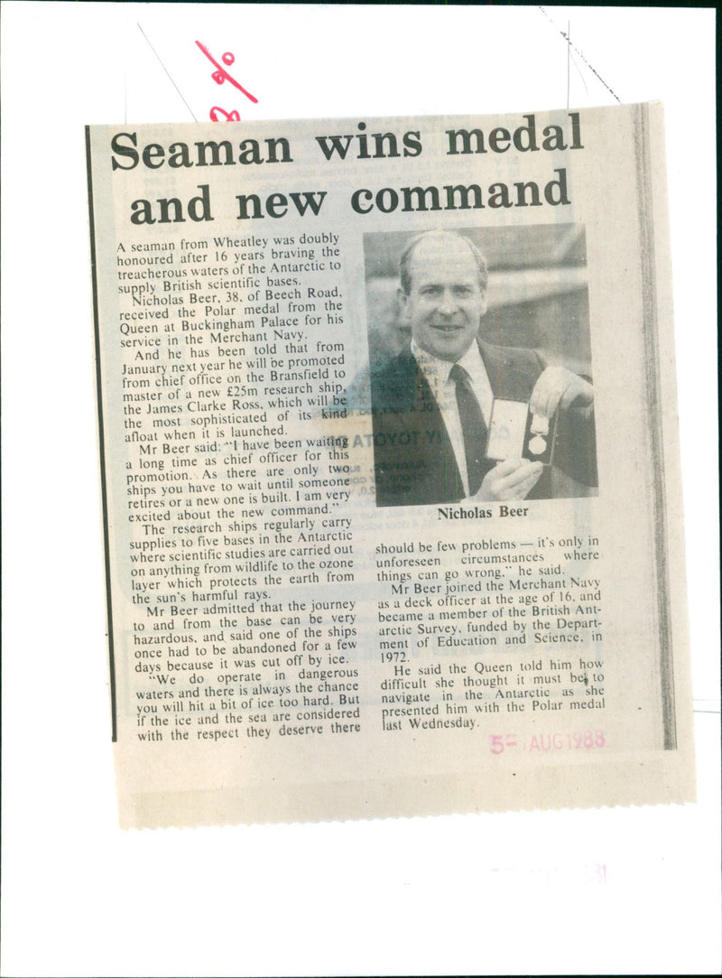 Nicholas Beer - Vintage Photograph