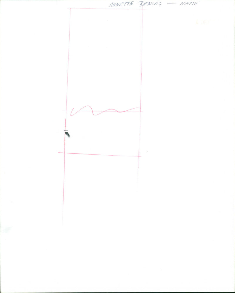 Annette Bening - Vintage Photograph