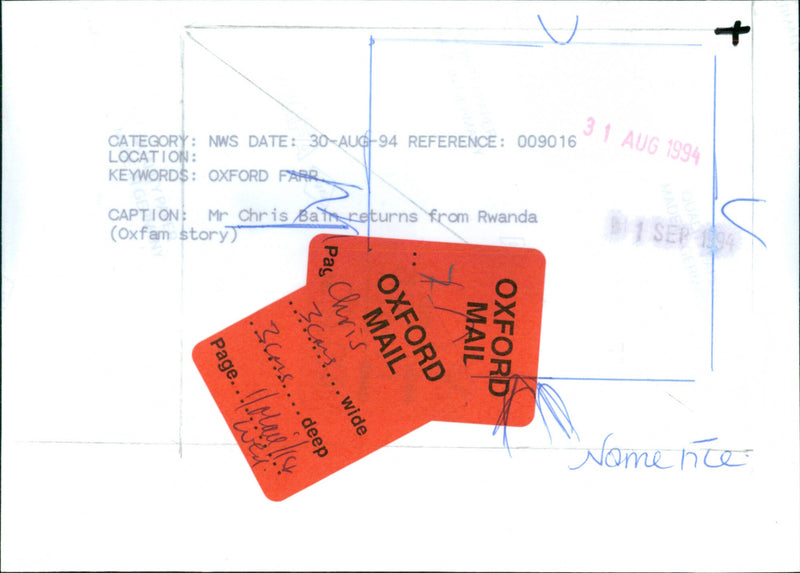 Chris Bain - Vintage Photograph