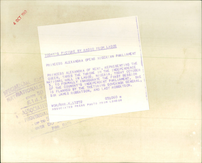 Princess Alexandra of Kent - Vintage Photograph