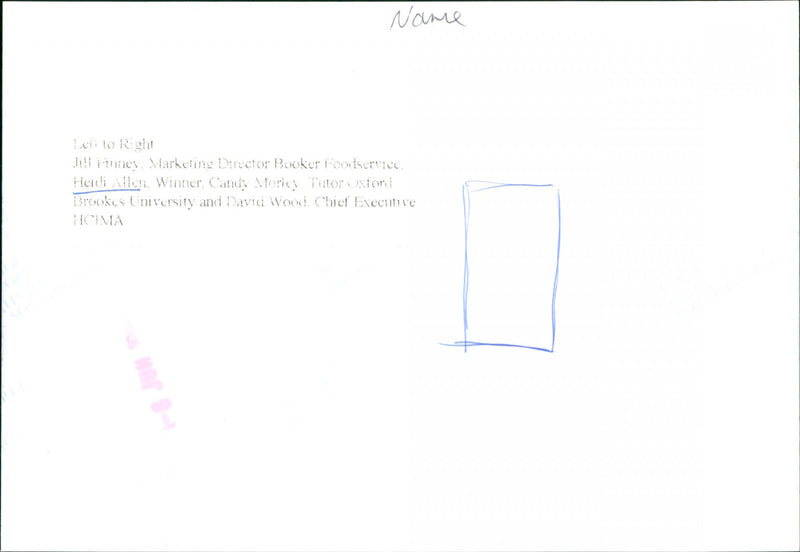 Heidi Allen - Vintage Photograph