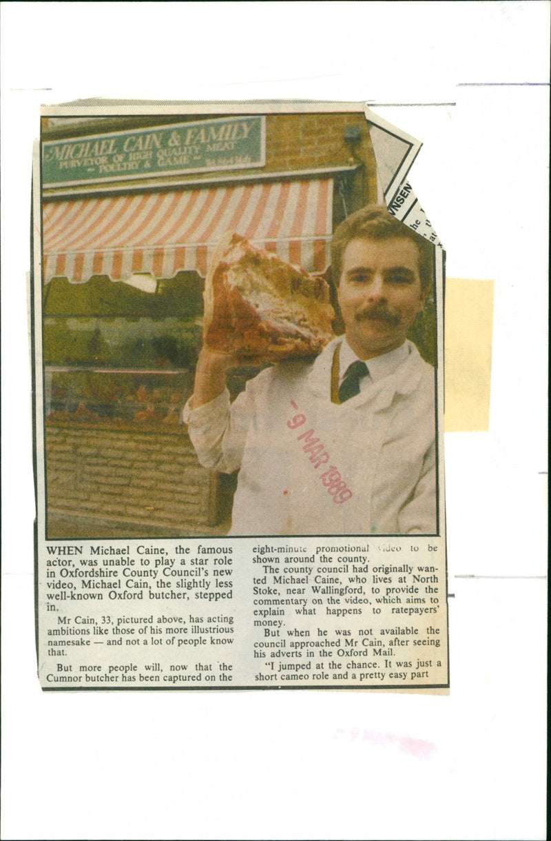 Michael Caine - Vintage Photograph