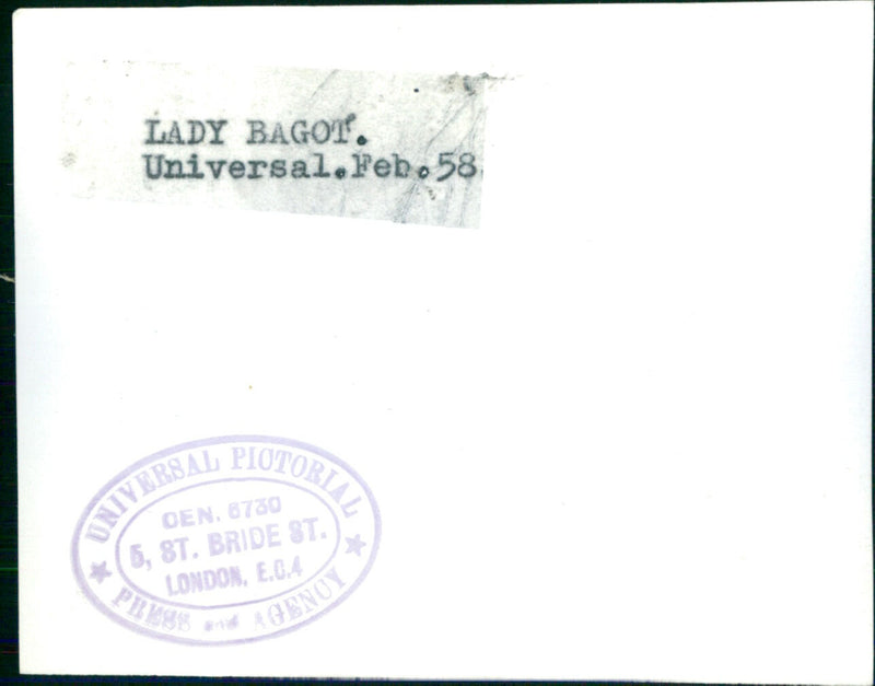 Lady Bagot - Vintage Photograph