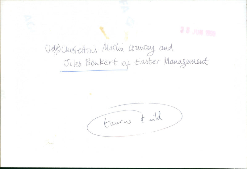 Martin Conway and Jules Benkert - Vintage Photograph