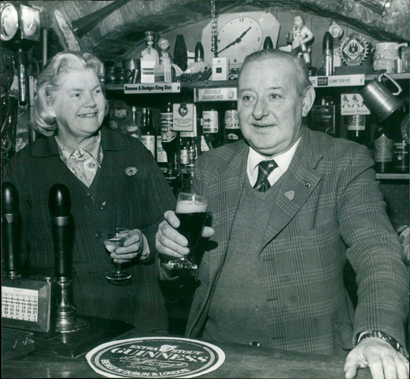 Jim Beard and Wife, Grace - Vintage Photograph