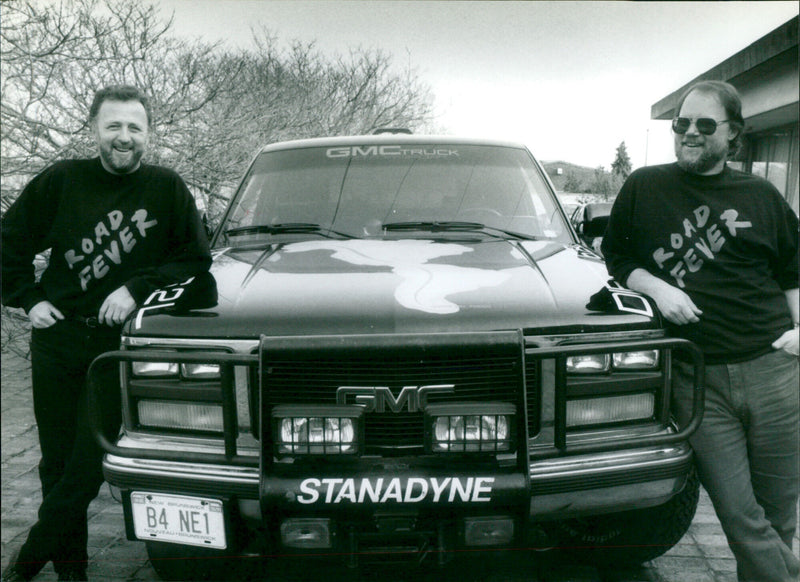 Tim Cahill (R) and Garry Sowerby - Vintage Photograph