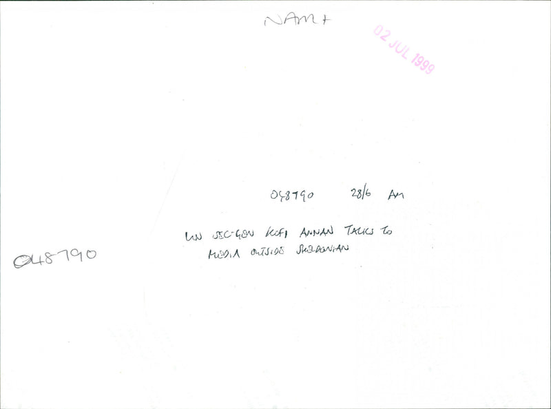 Kofi Annan - Vintage Photograph