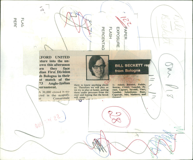 Bill Beckett - Vintage Photograph