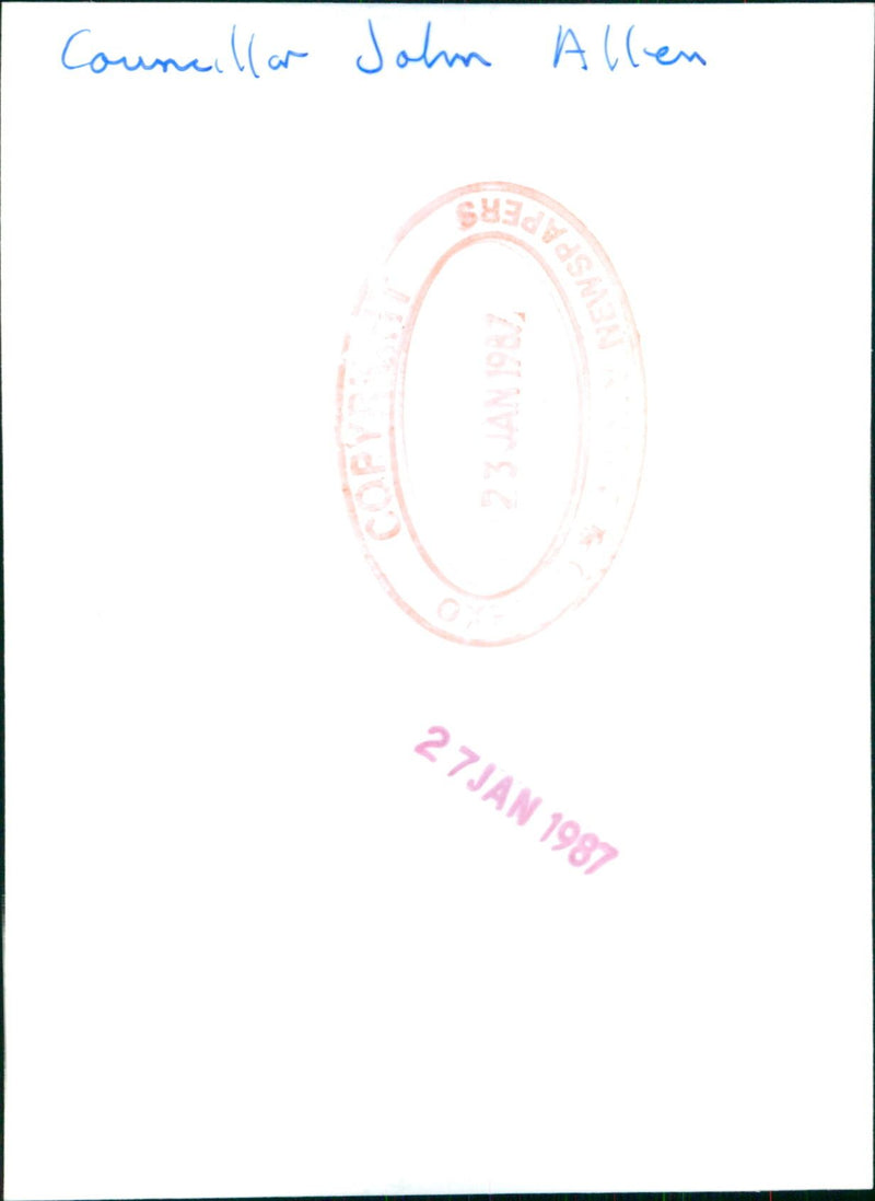 John Allen - Vintage Photograph