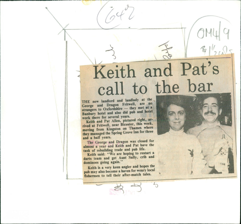 Keith and Pat Allen - Vintage Photograph