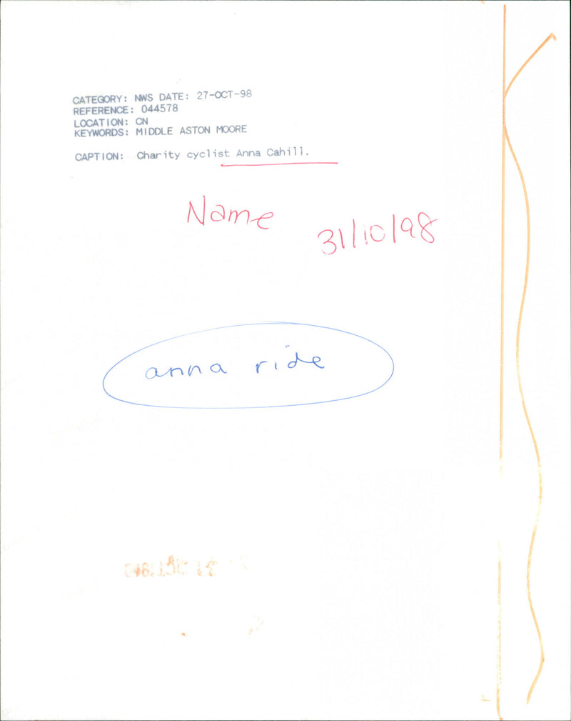 Anna Cahill - Vintage Photograph