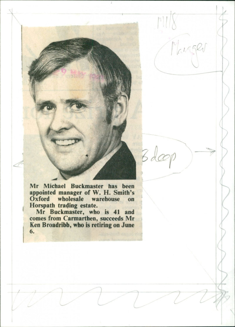 Michael Buckmaster - Vintage Photograph