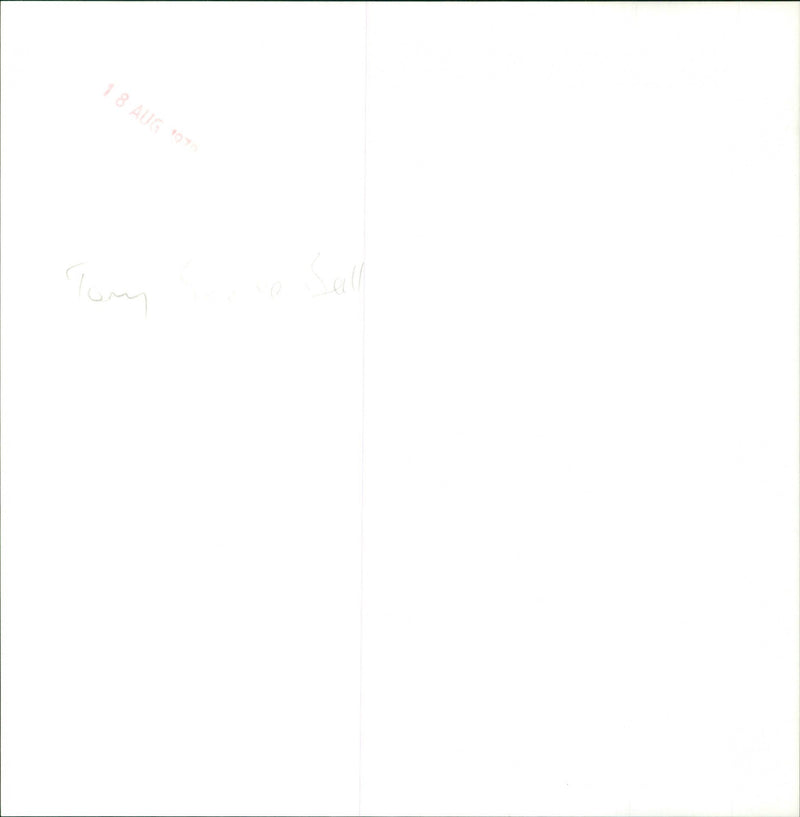 Tony Ball - Vintage Photograph