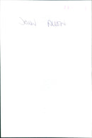 John Allen - Vintage Photograph