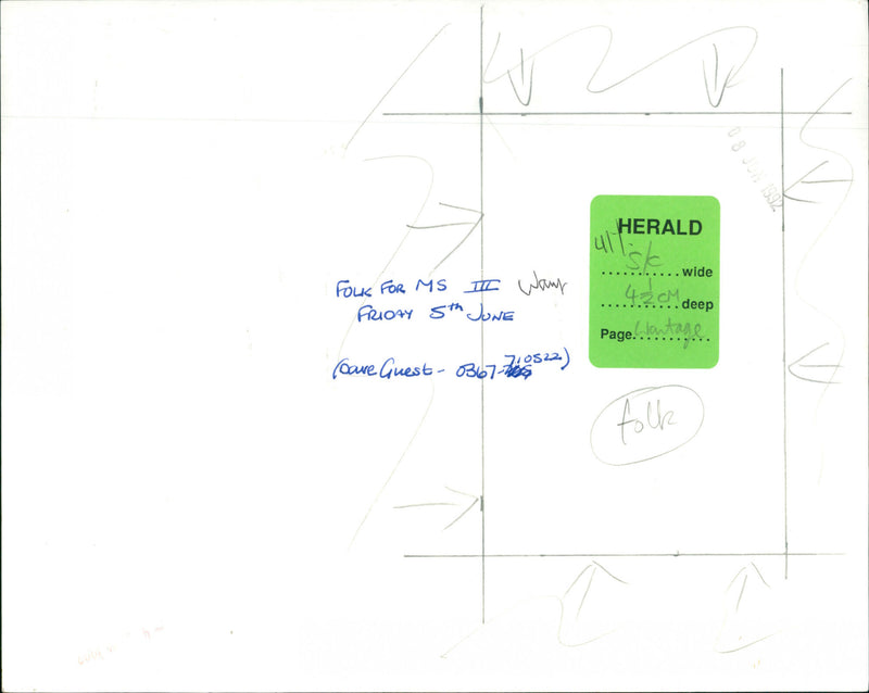 Roy Bailey - Vintage Photograph