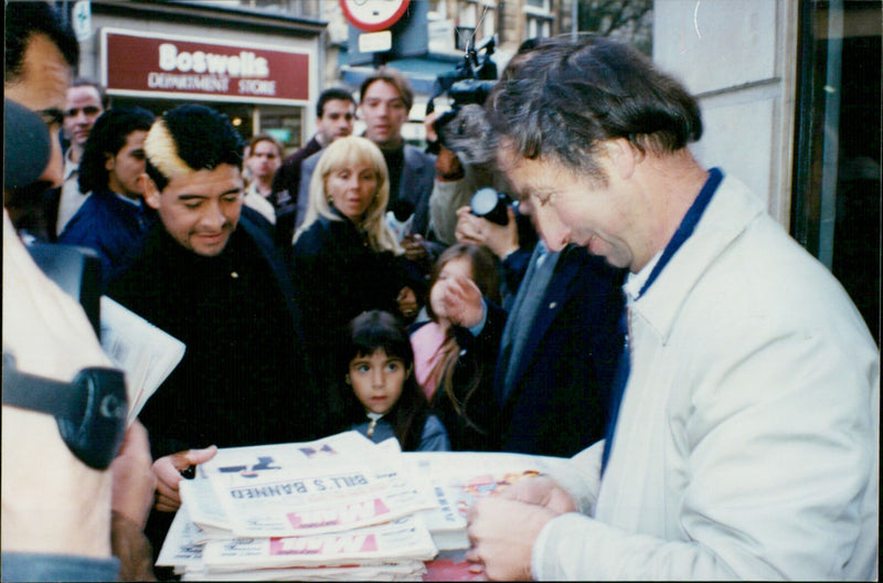 Diego Maradona - Vintage Photograph