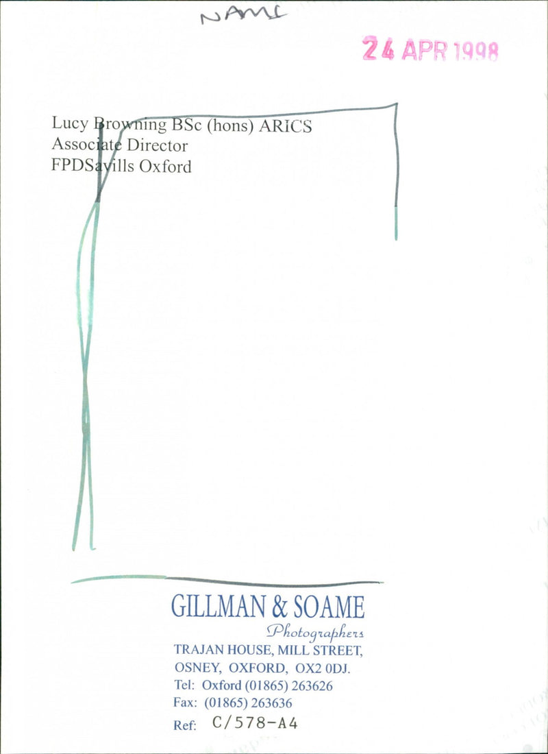 Lucy Browning - Vintage Photograph