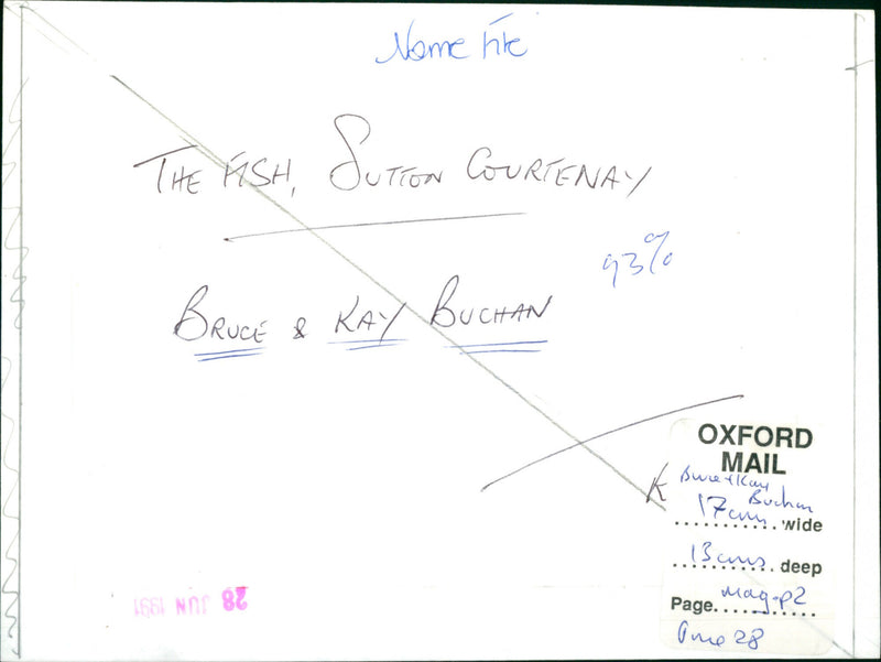 Bruce and Kay Buchan - Vintage Photograph