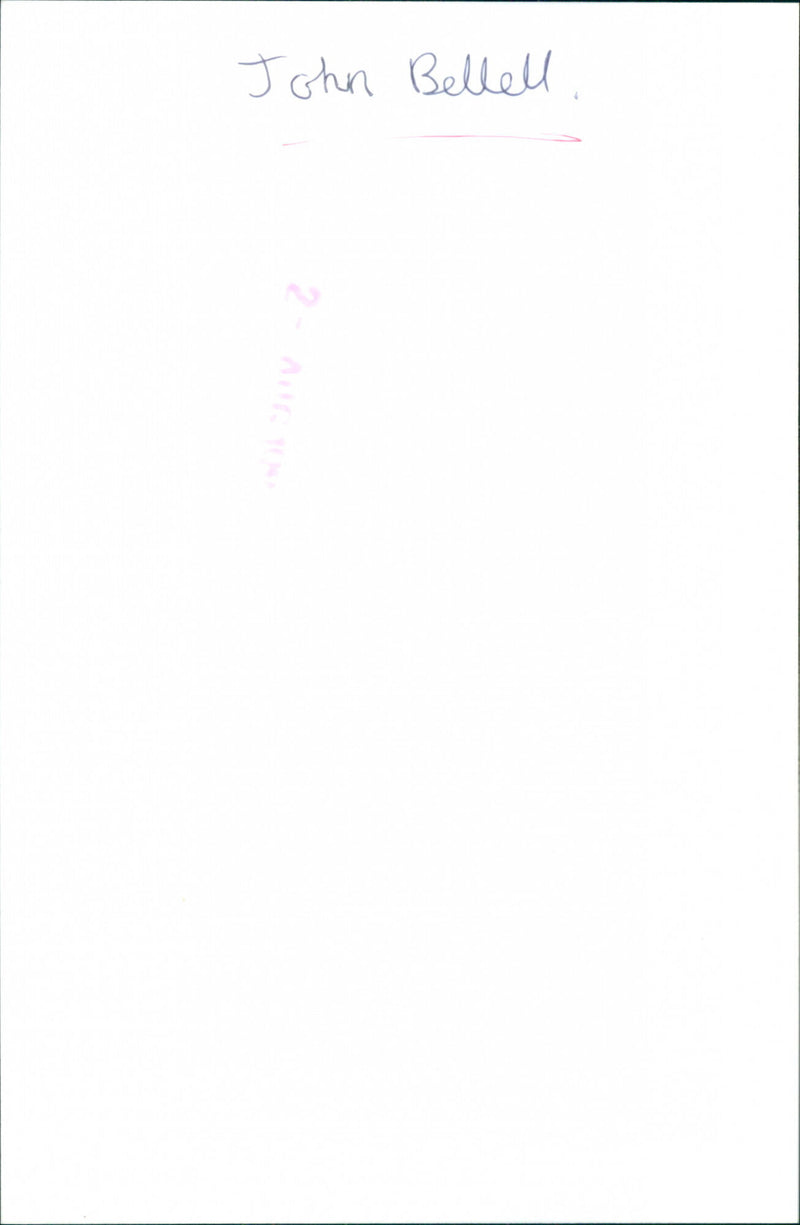 John Bellell - Vintage Photograph