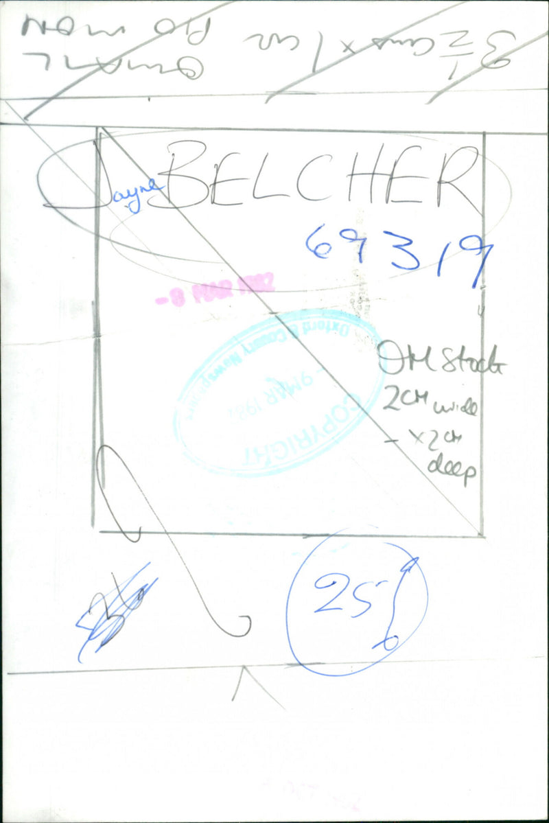 Jayne Belcher - Vintage Photograph