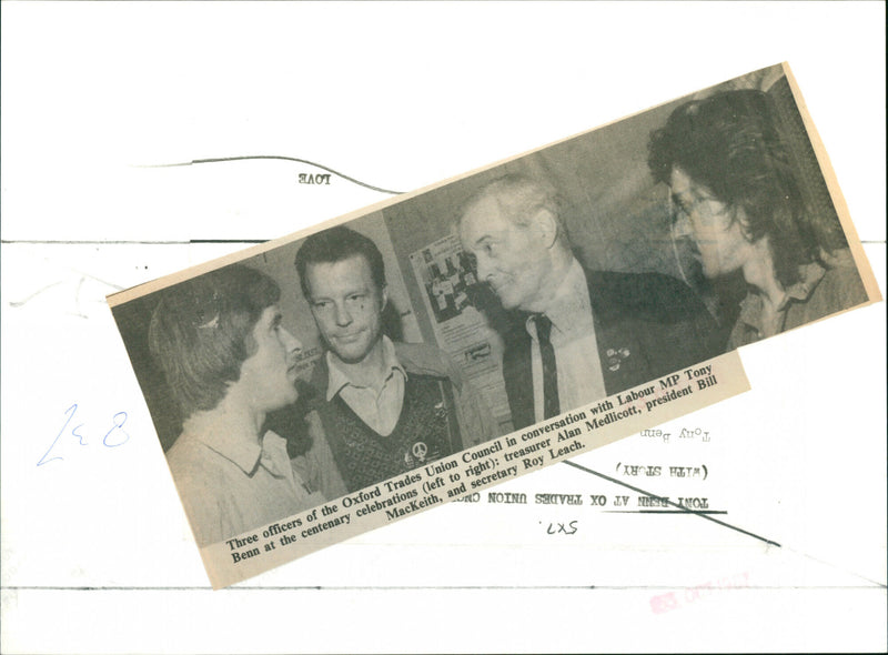 Tony Benn - Vintage Photograph