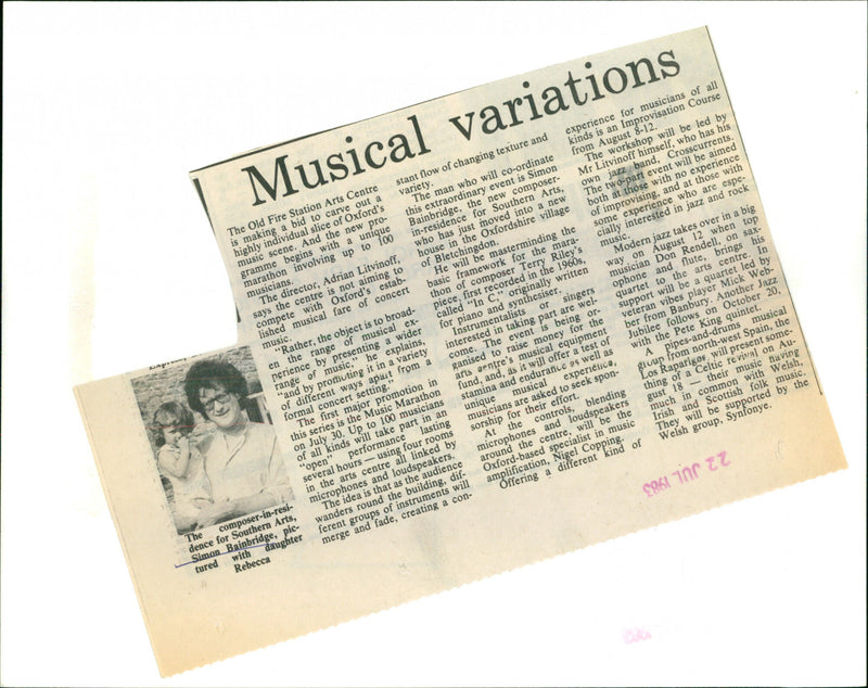 Simon Bainbridge - Vintage Photograph