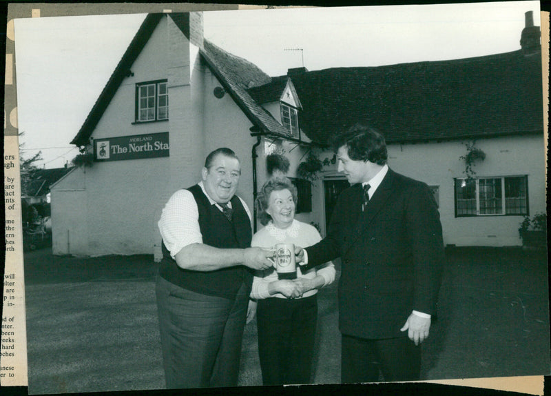 Prince Luitpold of Bavaria, Jack Cox and Wife Peggy - Vintage Photograph