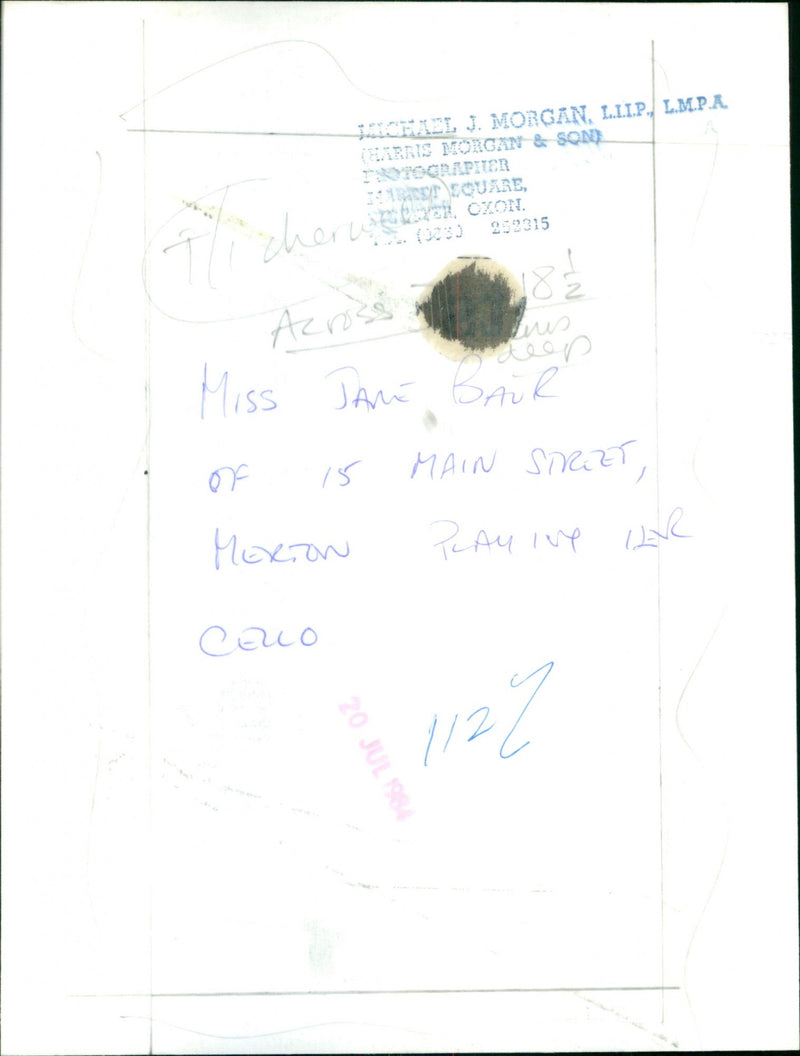 Jane Baur - Vintage Photograph