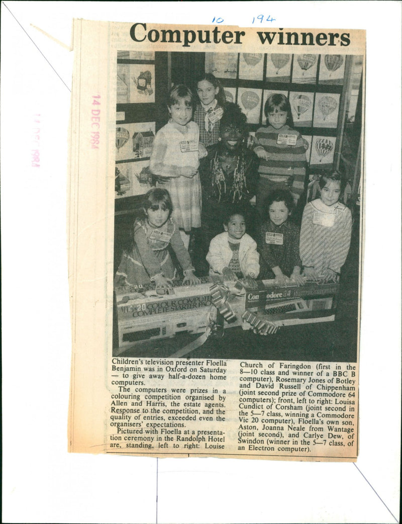 Floella Benjamin - Vintage Photograph