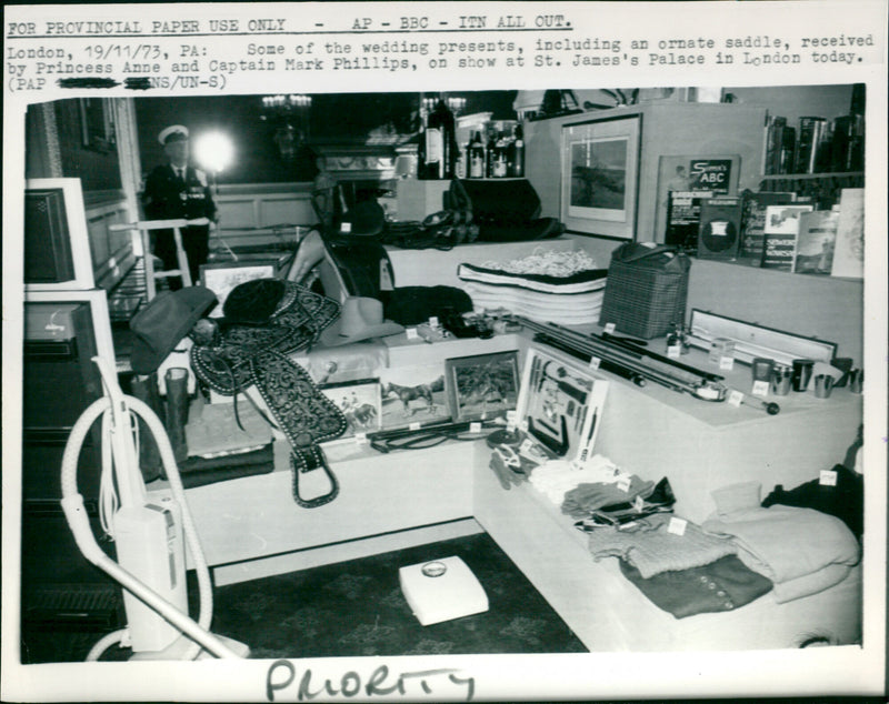 Royal Wedding Presents - Vintage Photograph