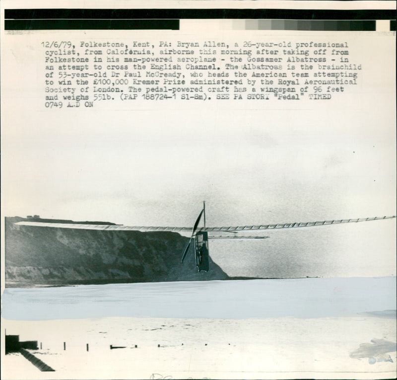 Bryan Allen - Vintage Photograph