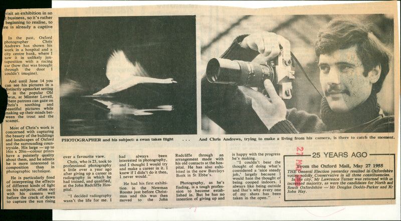 Chris Andrews - Vintage Photograph