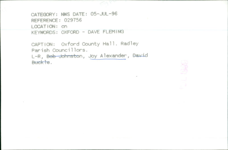 Joy Alexander - Vintage Photograph