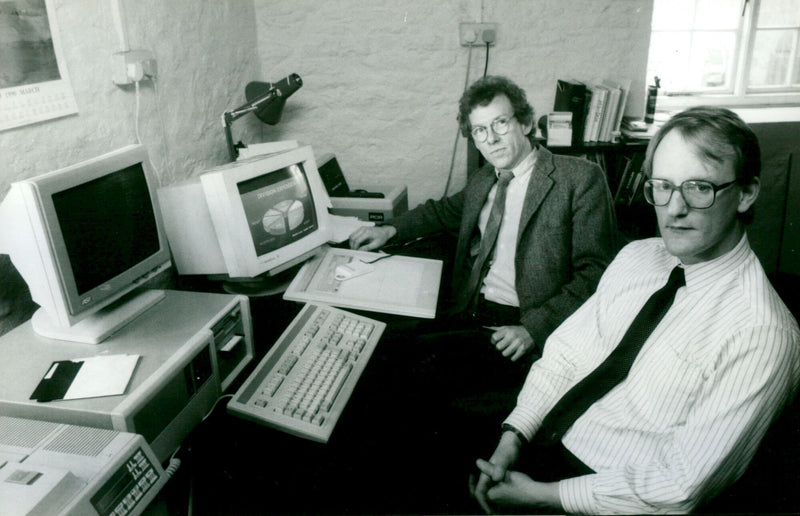 Stephen Ball and Jim Chambers - Vintage Photograph