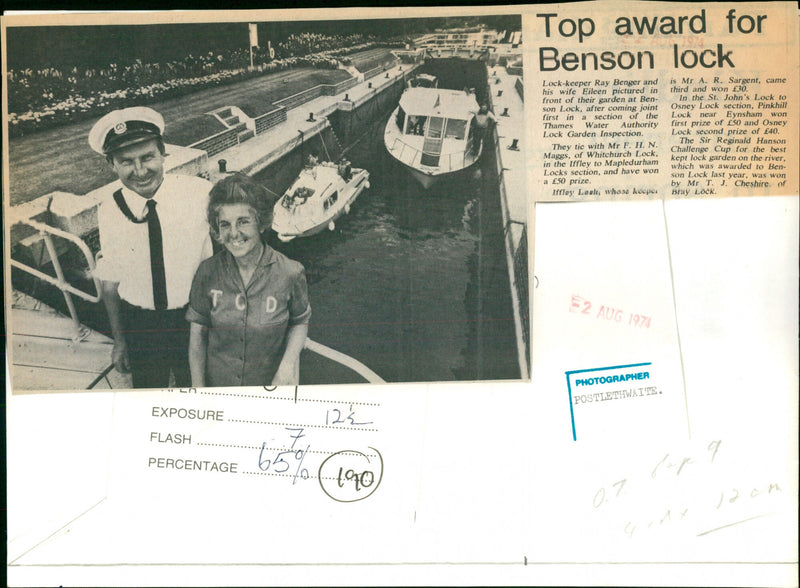 Ray Benger - Vintage Photograph