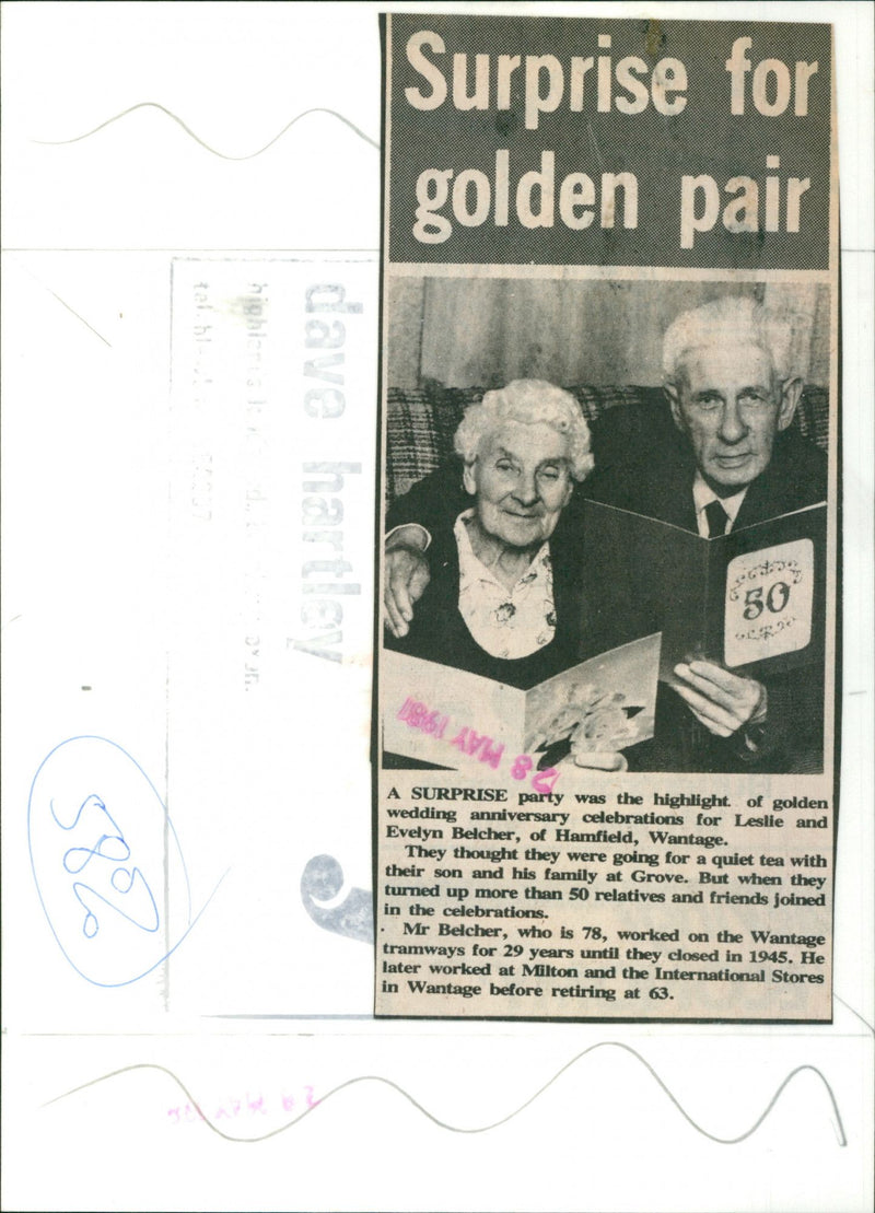 Leslie and Evelyn Belcher - Vintage Photograph