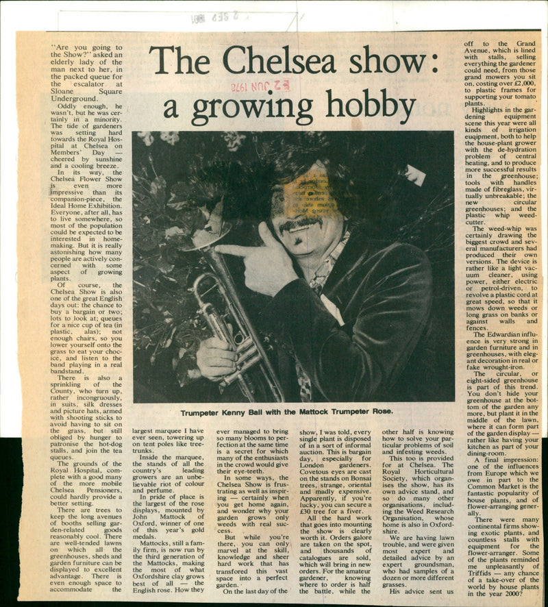 Kenny Ball - Vintage Photograph