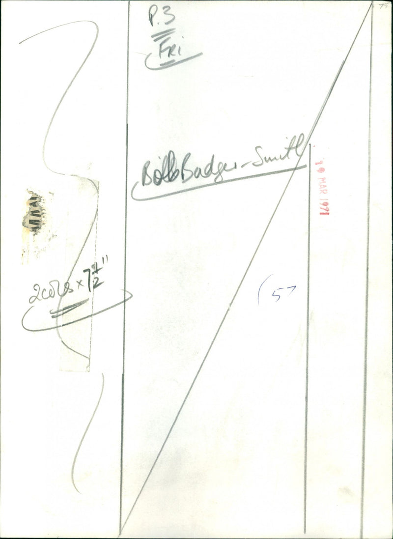 Bob Badger-Smith - Vintage Photograph