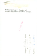 Patrick Beard - Vintage Photograph