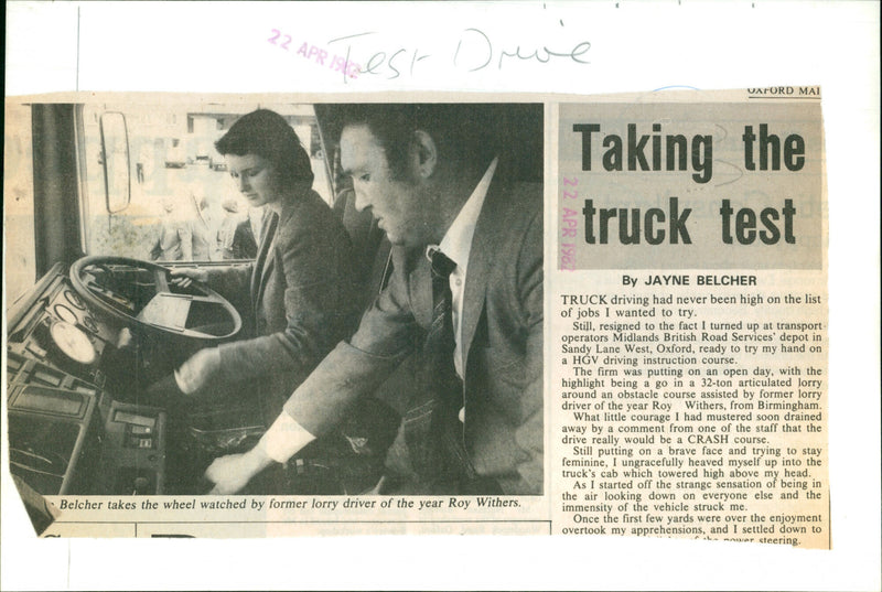 Jayne Belcher - Vintage Photograph