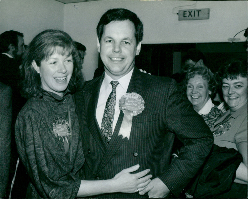 Tone Baldry with wife Catherine - Vintage Photograph