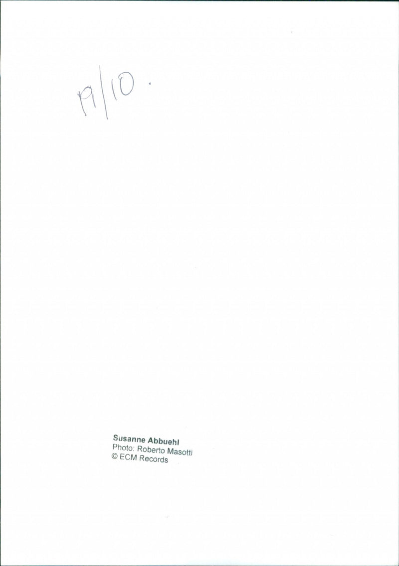 Susanne Abbuehi - Vintage Photograph