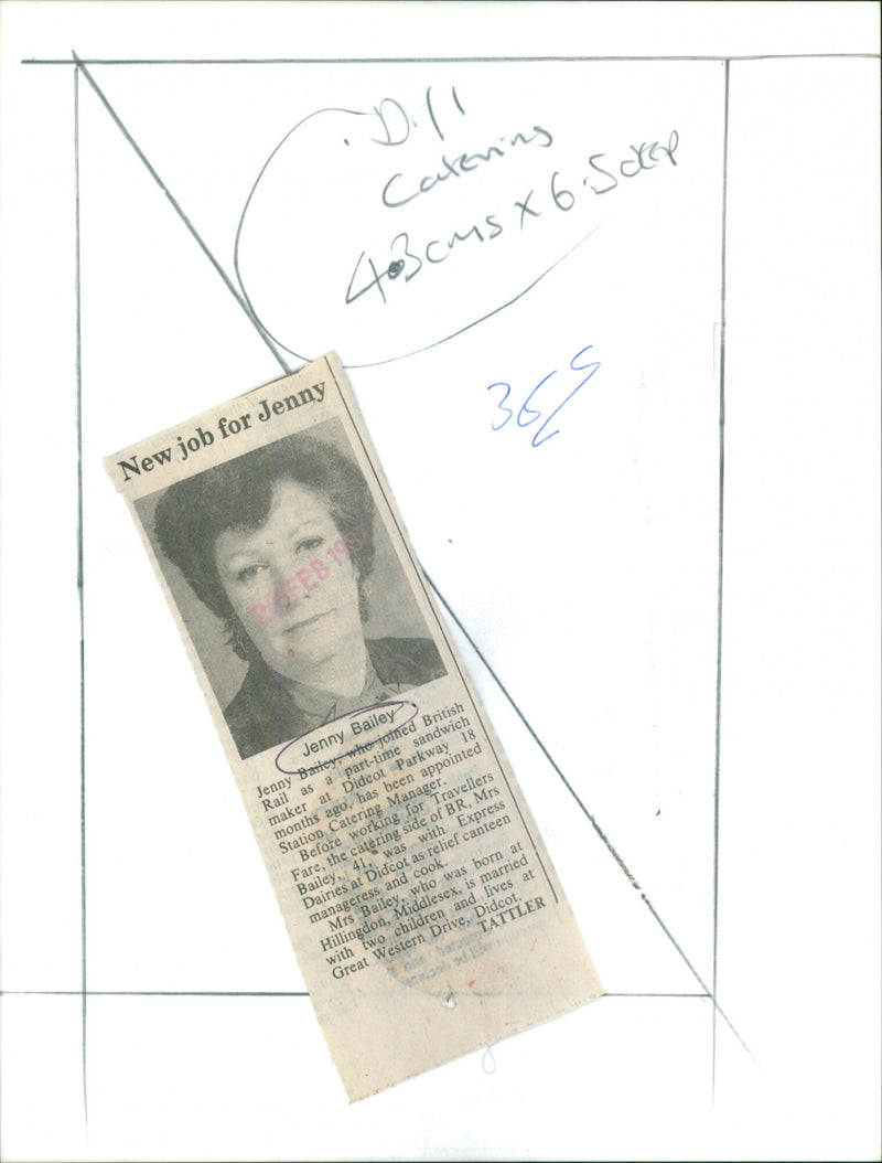 Jenny Bailey - Vintage Photograph