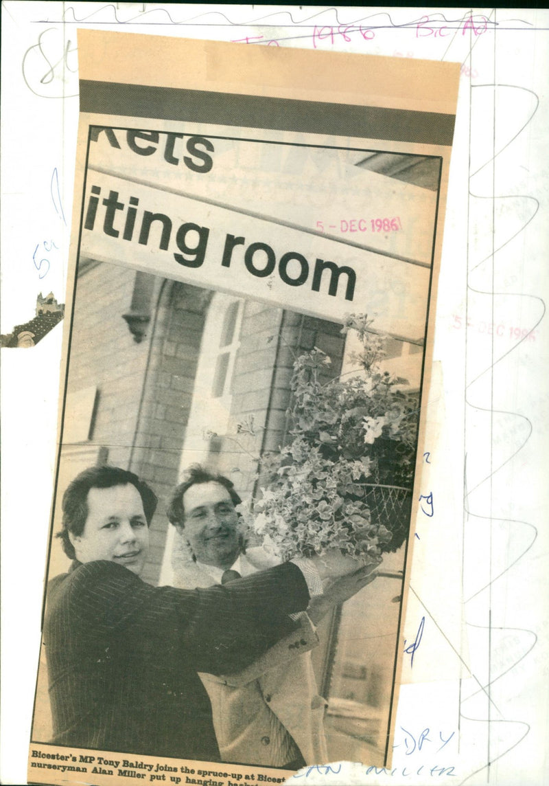 Tony Baldry - Vintage Photograph