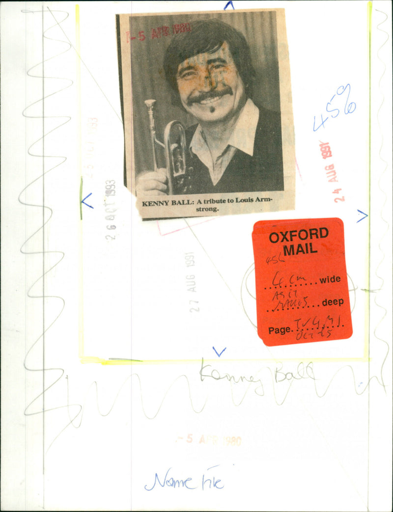 Kenny Ball - Vintage Photograph