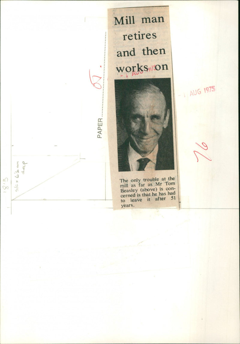 Tom Beasley - Vintage Photograph