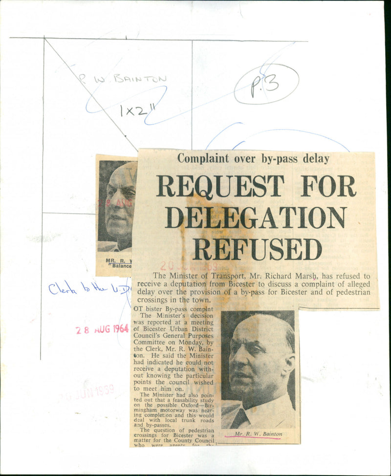 Raymond Bainton - Vintage Photograph