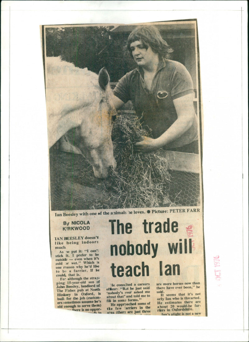 Ian Beesley - Vintage Photograph