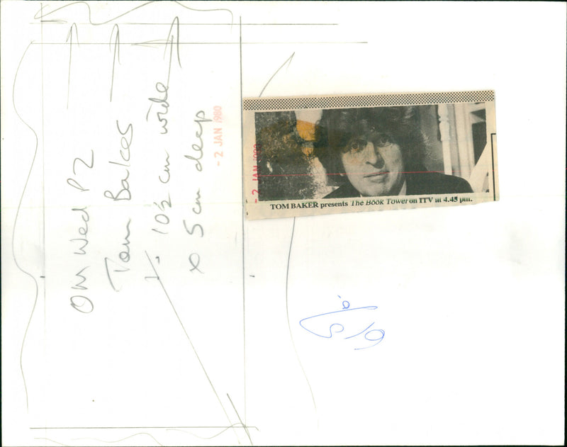 Tom Baker - Vintage Photograph