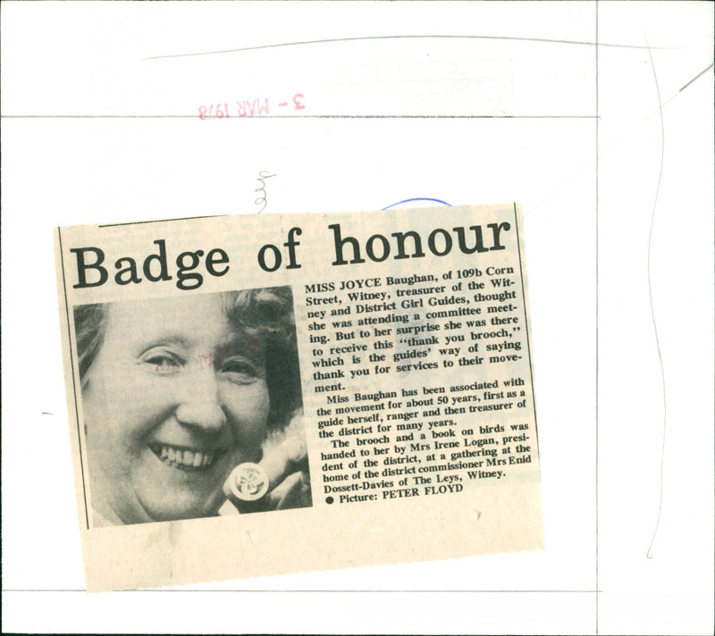 Joyce Baughan - Vintage Photograph